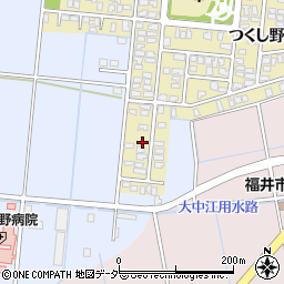 福井県福井市つくし野3丁目807周辺の地図