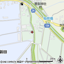 茨城県常総市栗山新田375-1周辺の地図