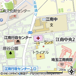 熊谷市立江南体育館周辺の地図