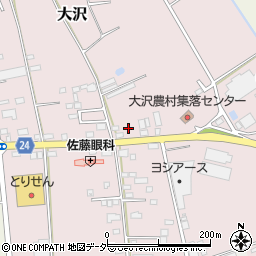 茨城県常総市大沢1955-4周辺の地図
