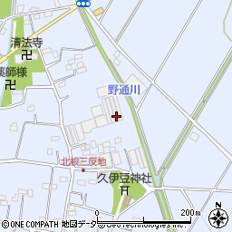 埼玉県鴻巣市北根1319-1周辺の地図