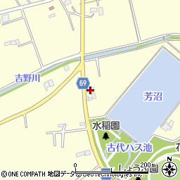 埼玉県深谷市本田5386-1周辺の地図