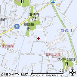 埼玉県鴻巣市北根1404周辺の地図
