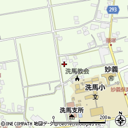 長野県塩尻市芦ノ田周辺の地図