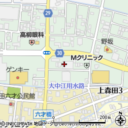 クスリのアオキ　森田店周辺の地図