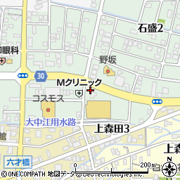 福井県福井市石盛2丁目2203周辺の地図