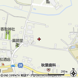 茨城県常総市鴻野山252周辺の地図