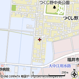 福井県福井市つくし野3丁目802周辺の地図