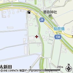 茨城県常総市栗山新田371周辺の地図