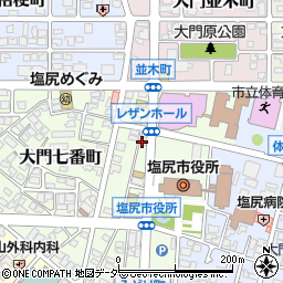 後藤茂之　塩尻事務所周辺の地図