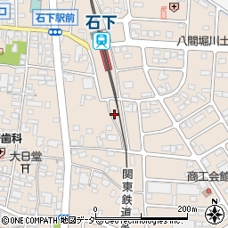 茨城県常総市新石下437周辺の地図