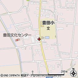 茨城県常総市豊田1383周辺の地図