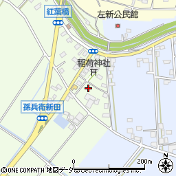 茨城県常総市孫兵ヱ新田651-2周辺の地図