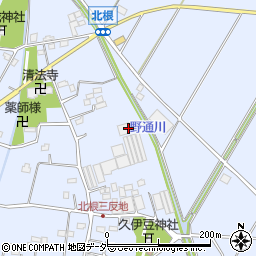 埼玉県鴻巣市北根1335-1周辺の地図