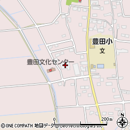 茨城県常総市豊田1378周辺の地図
