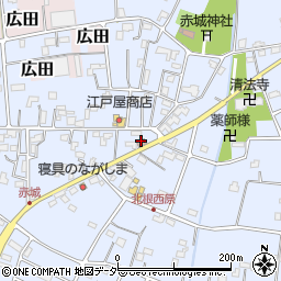 川里広田郵便局周辺の地図