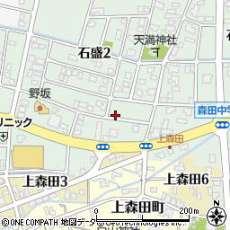 福井県福井市石盛2丁目1909周辺の地図