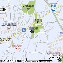 埼玉県鴻巣市北根1608-2周辺の地図
