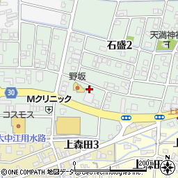 福井県福井市石盛2丁目2007周辺の地図
