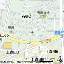 福井県福井市石盛2丁目1910周辺の地図