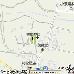 茨城県常総市鴻野山232-1周辺の地図