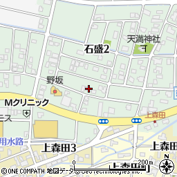 福井県福井市石盛2丁目1620周辺の地図