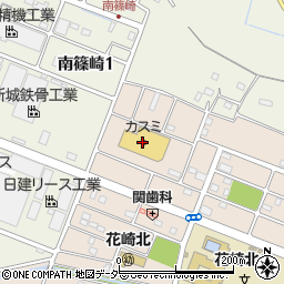 株式会社カスミ　花崎店周辺の地図