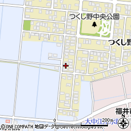 福井県福井市つくし野3丁目713周辺の地図