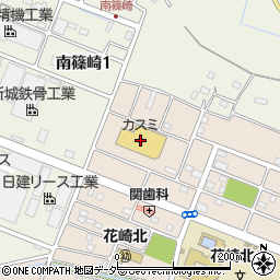カスミ花崎店周辺の地図