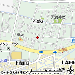 福井県福井市石盛2丁目1613周辺の地図
