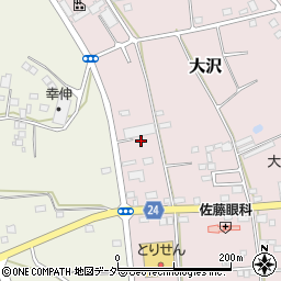 茨城県常総市大沢1943周辺の地図