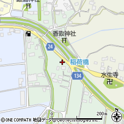 茨城県常総市栗山新田351周辺の地図