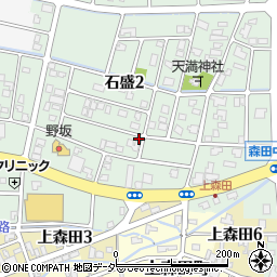 福井県福井市石盛2丁目1616周辺の地図