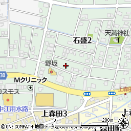 福井県福井市石盛2丁目1625周辺の地図