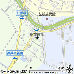 茨城県常総市孫兵ヱ新田645周辺の地図