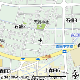 福井県福井市石盛2丁目1809周辺の地図