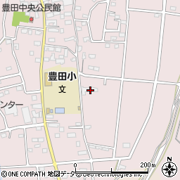 茨城県常総市豊田2303周辺の地図