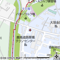鹿島道路株式会社　栗橋合材製造所周辺の地図
