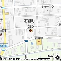 ゲオ福井つくし野店周辺の地図
