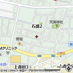 福井県福井市石盛2丁目1525周辺の地図