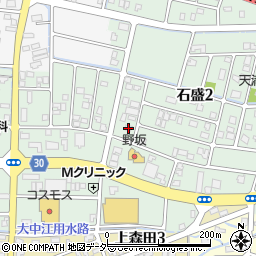 福井県福井市石盛2丁目1315周辺の地図