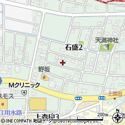 福井県福井市石盛2丁目1531周辺の地図