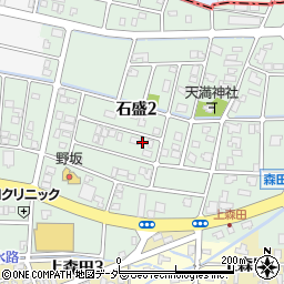 福井県福井市石盛2丁目1518周辺の地図