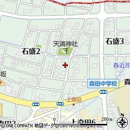 福井県福井市石盛2丁目1804周辺の地図