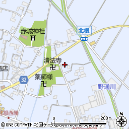 埼玉県鴻巣市北根1367周辺の地図