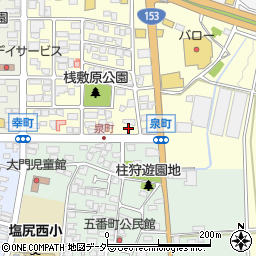 長野県塩尻市大門泉町2-21周辺の地図