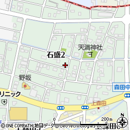 福井県福井市石盛2丁目1416周辺の地図