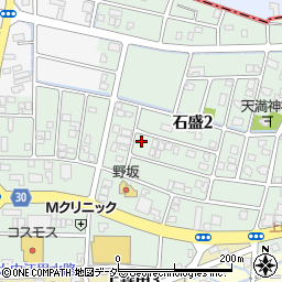 福井県福井市石盛2丁目1502周辺の地図