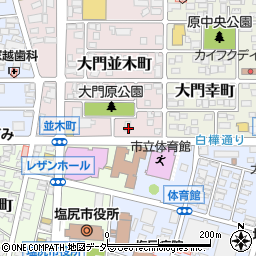 長野県塩尻市大門並木町3-4周辺の地図