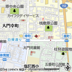 長野県塩尻市大門泉町1周辺の地図